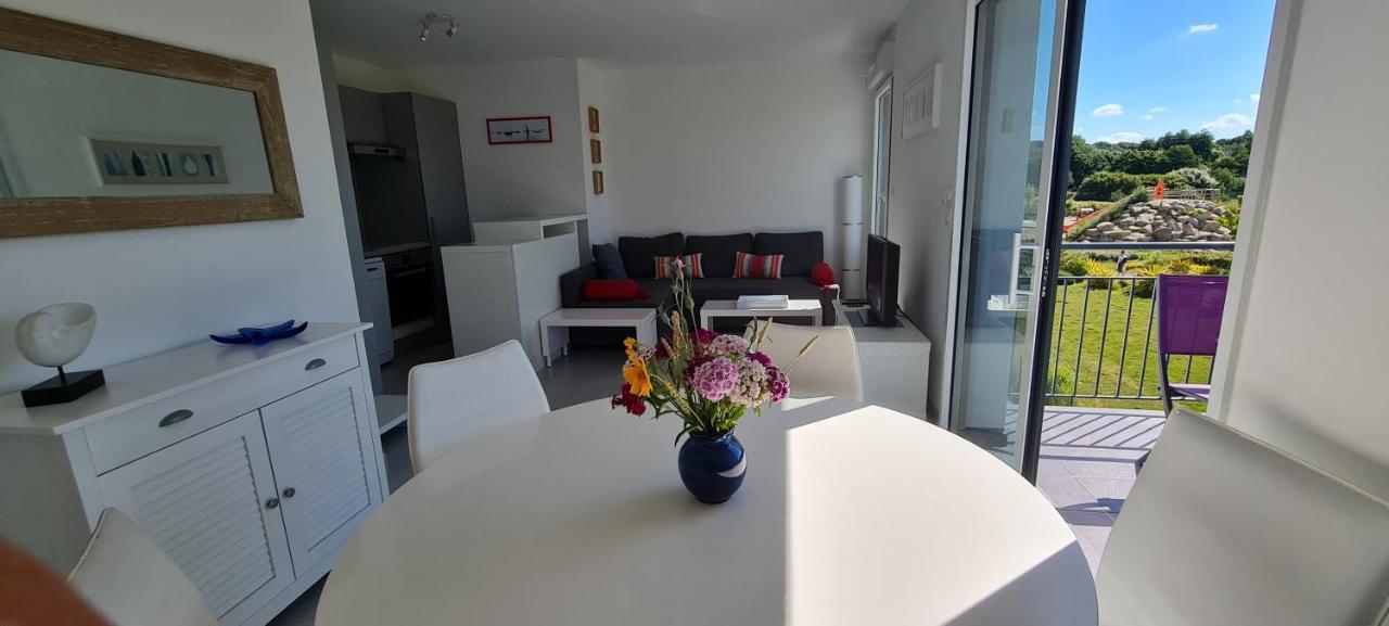 Appartement Devant La Plage Avec Piscine Конкарно Экстерьер фото